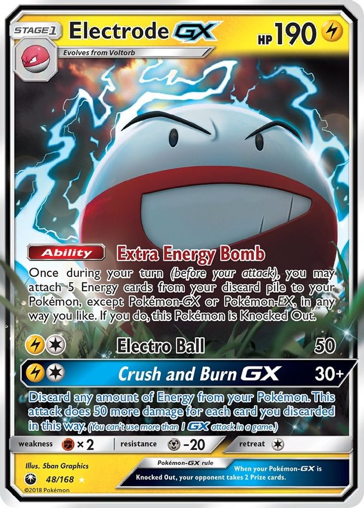 Electrode GX 048  - Holofoil SM  Celestial Storm - Ultra Rare