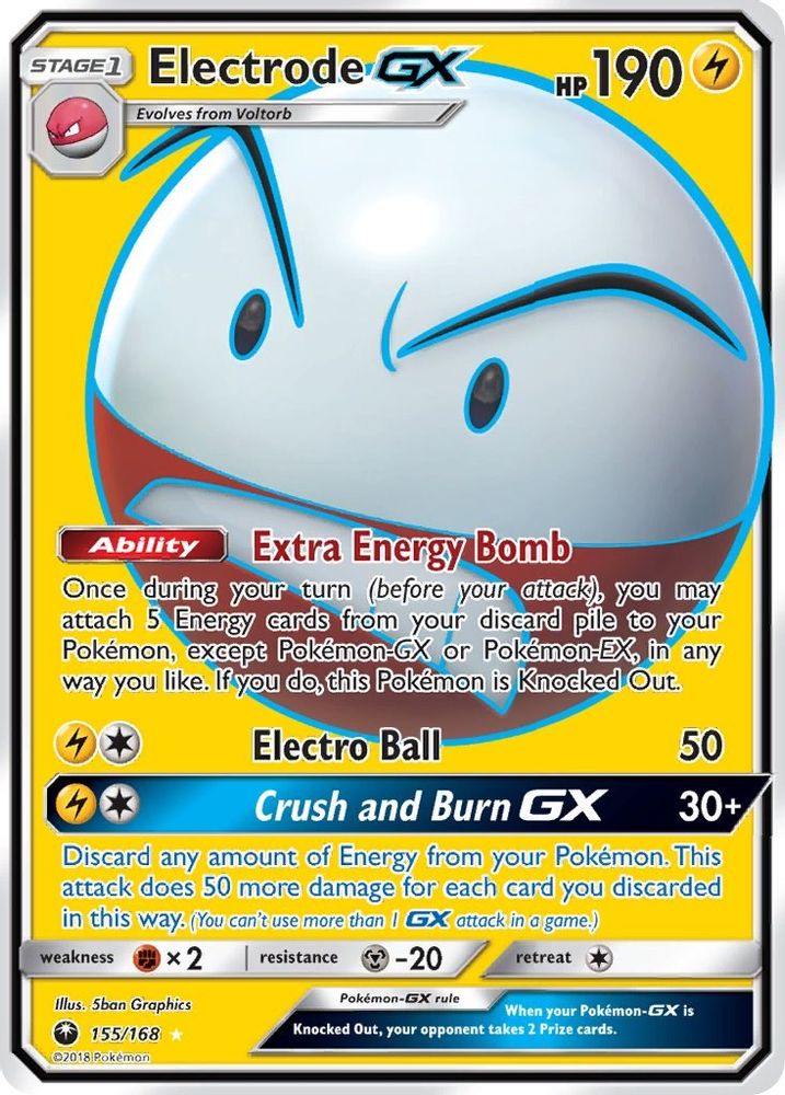 Electrode GX (Full Art)  - Holofoil SM  Celestial Storm - Ultra Rare