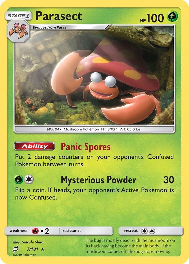 Parasect  SM  Team Up - Rare