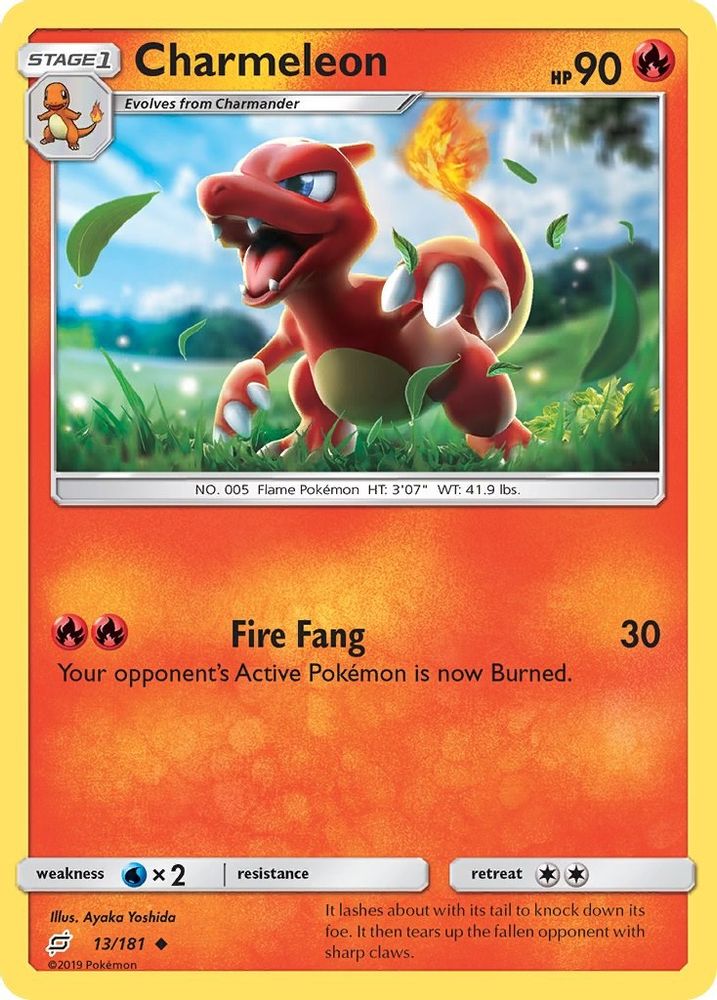 Charmeleon 013  SM  Team Up - Uncommon