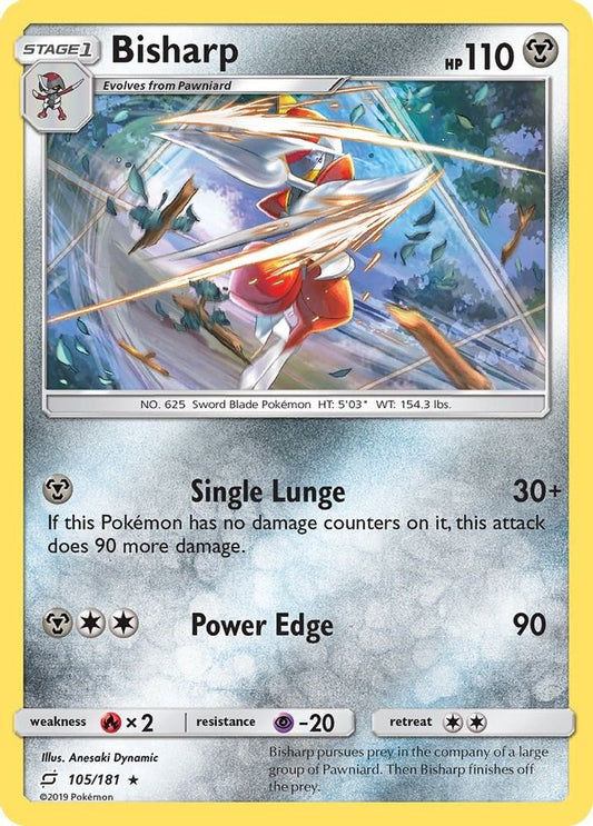 Bisharp  - Reverse Holofoil SM  Team Up - Rare