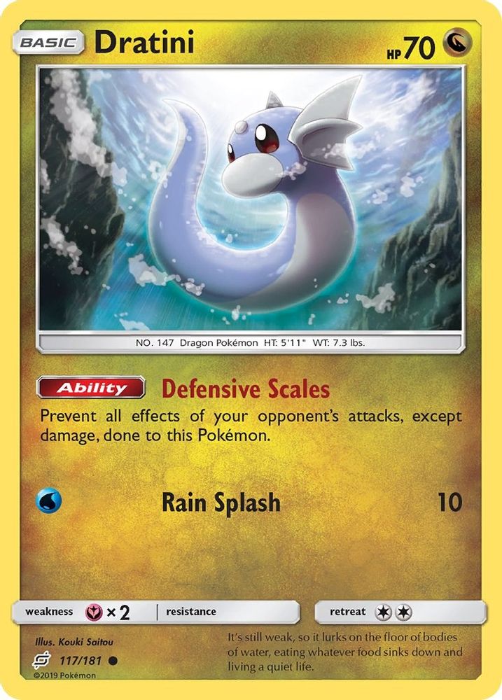 Dratini (117) (117) 117  - Reverse Holofoil SM  Team Up - Common