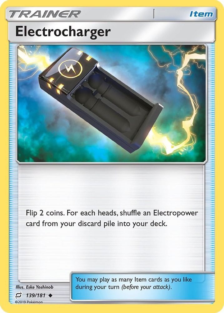 Electrocharger  - Reverse Holofoil SM  Team Up - Uncommon