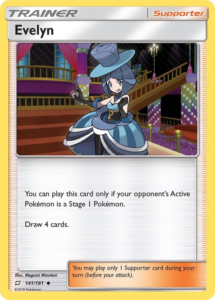 Evelyn 141  - Reverse Holofoil SM  Team Up - Uncommon