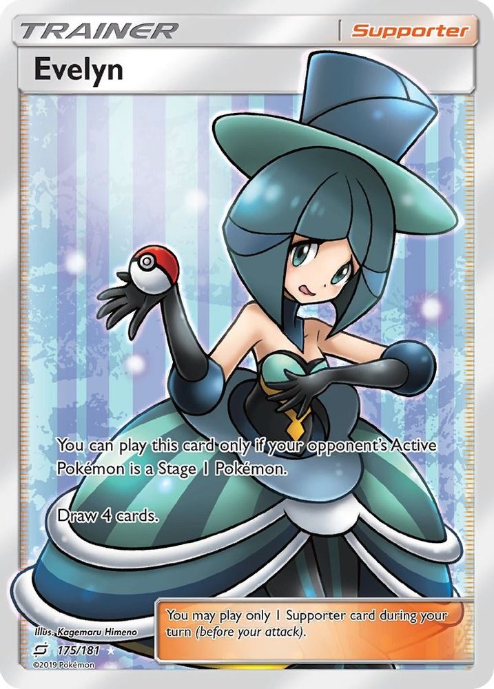 Evelyn (Full Art)  - Holofoil SM  Team Up - Ultra Rare