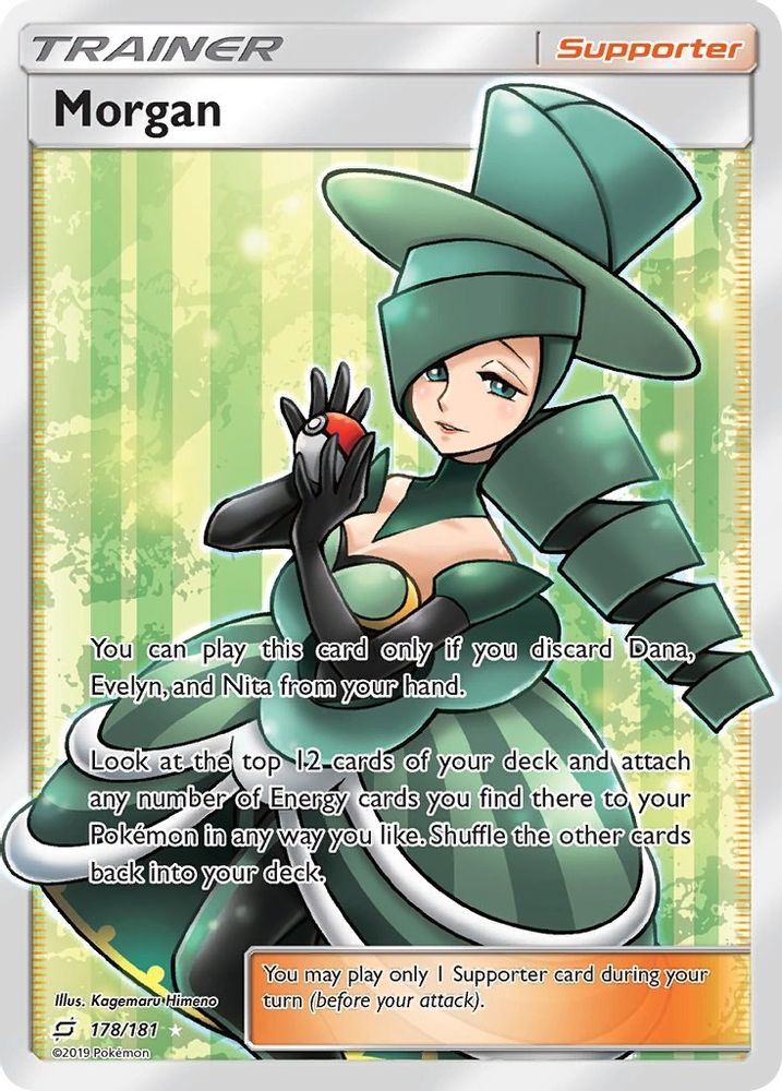 Morgan (Full Art)  - Holofoil SM  Team Up - Ultra Rare