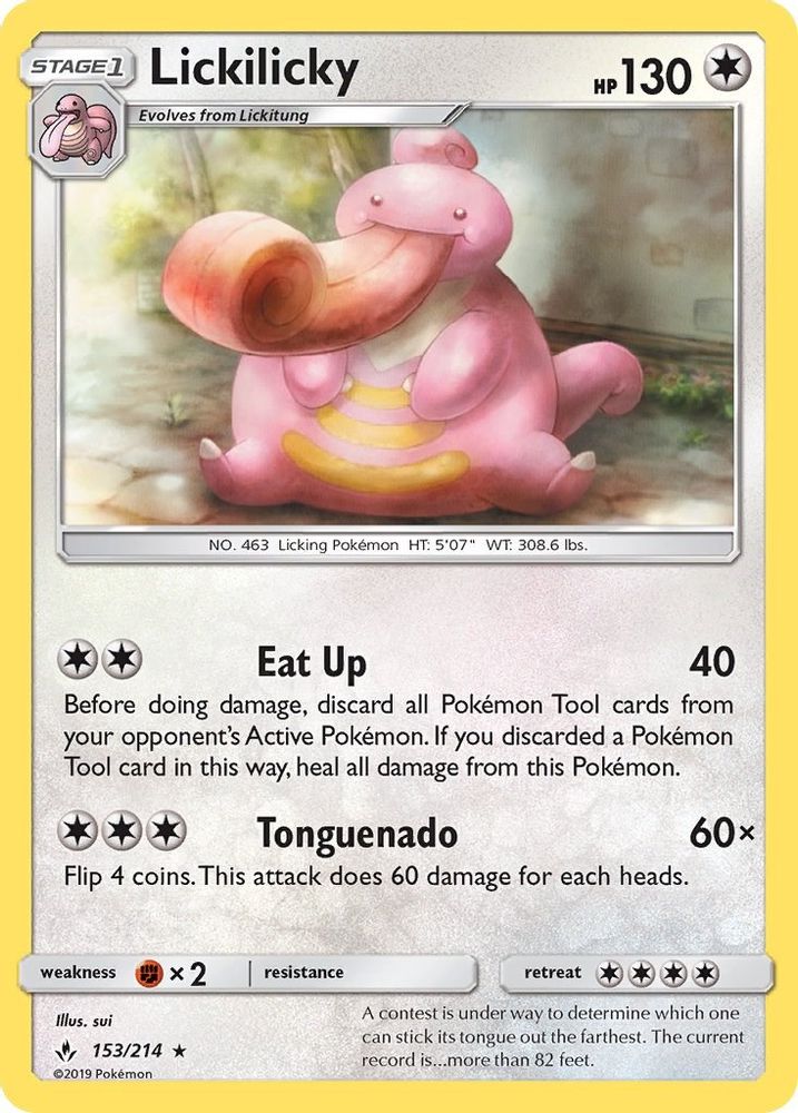Lickilicky  SM  Unbroken Bonds - Rare