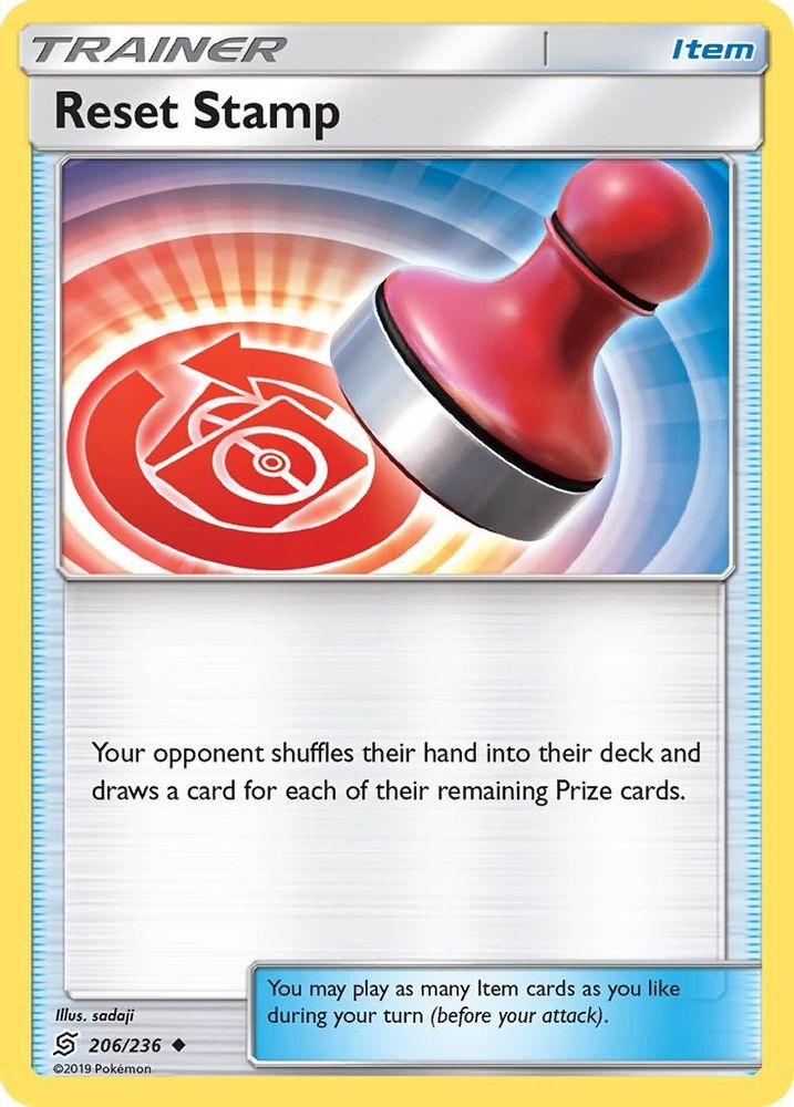 Reset Stamp 206  SM  Unified Minds - Uncommon