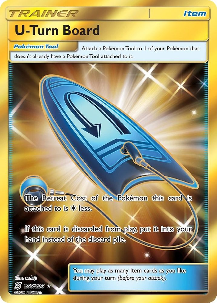U-Turn Board (Secret)  - Holofoil SM  Unified Minds - Secret Rare