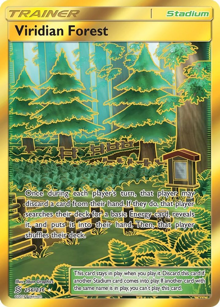 Viridian Forest (Secret)  - Holofoil SM  Unified Minds - Secret Rare