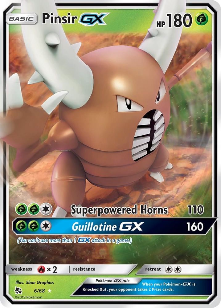 Pinsir GX 006  - Holofoil Hidden Fates - Ultra Rare