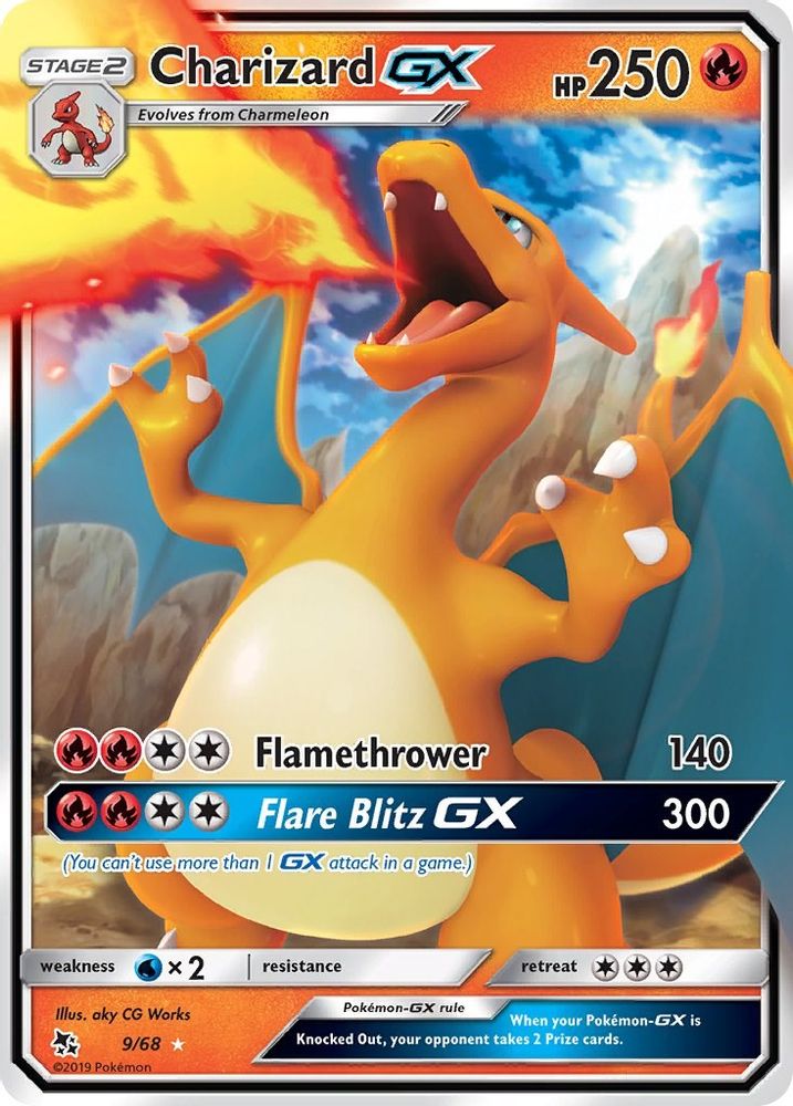 Charizard GX 009  - Holofoil Hidden Fates - Ultra Rare