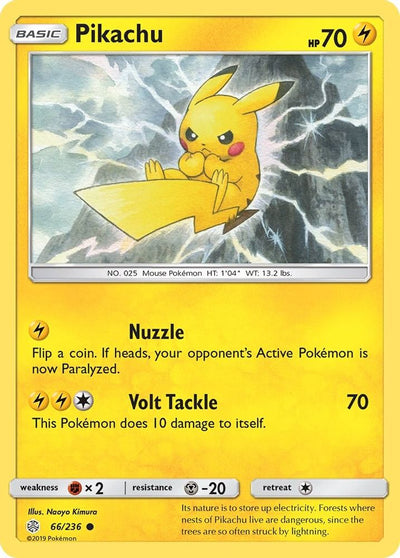 Pikachu 066  SM  Cosmic Eclipse - Common