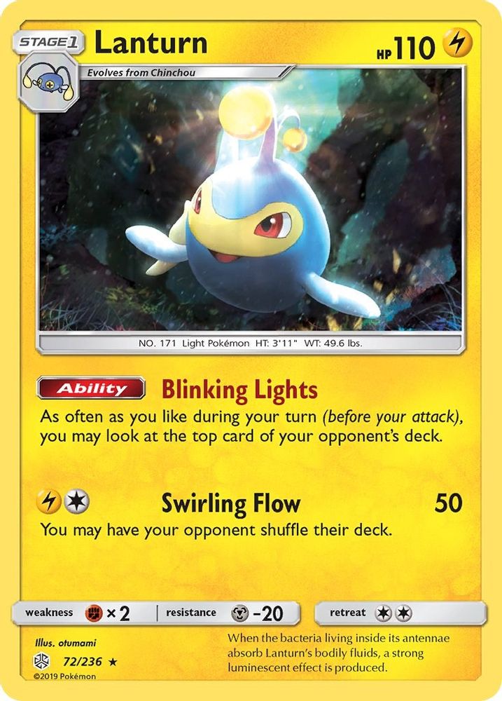Lanturn  SM  Cosmic Eclipse - Rare