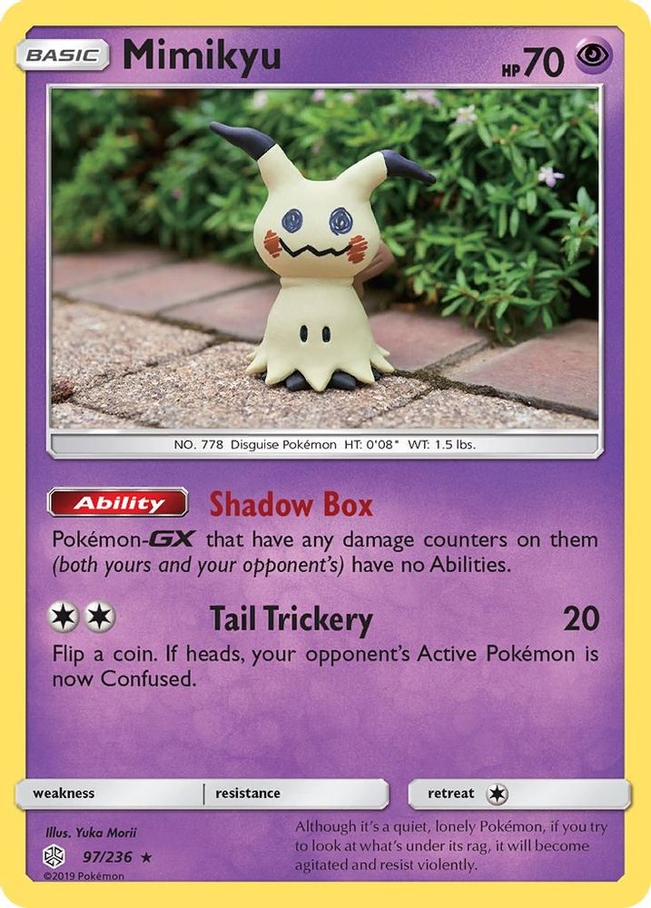 Mimikyu (97) (97) 097  - Reverse Holofoil SM  Cosmic Eclipse - Rare