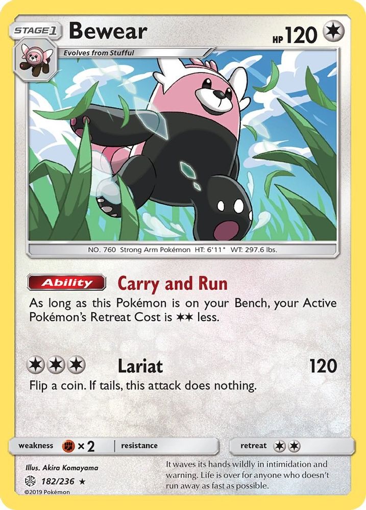 Bewear/236  SM  Cosmic Eclipse - Rare