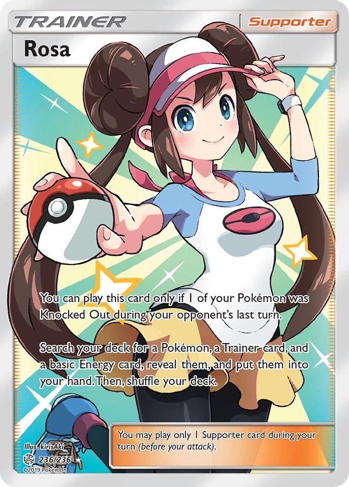 Rosa (Full Art)  - Holofoil SM  Cosmic Eclipse - Ultra Rare