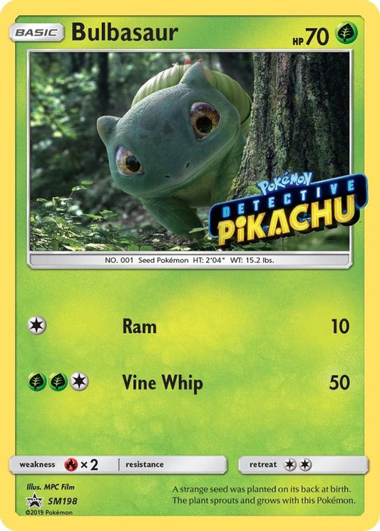 Bulbasaur - SM198 (Detective Pikachu Stamped)  - Holofoil SM Promos - Promo
