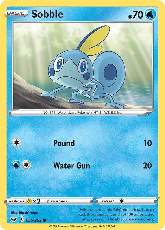 Sobble (055) (055) 055  SWSH01 Sword & Shield Base Set - Common