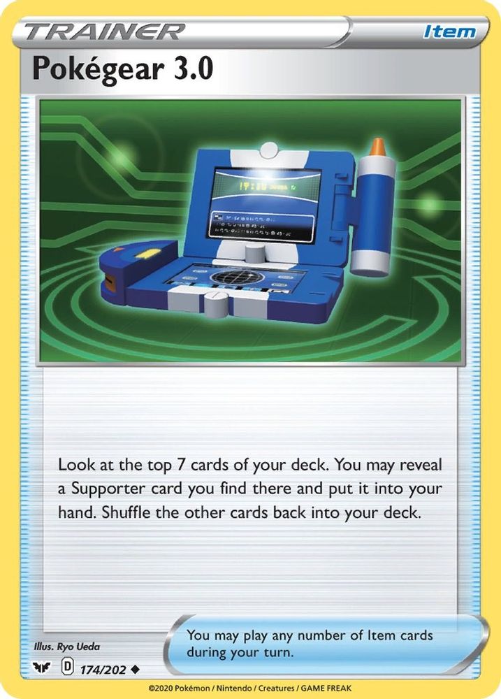 Pokegear 3.0 174  SWSH01 Sword & Shield Base Set - Uncommon