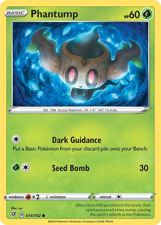 Phantump 014  SWSH02 Rebel Clash - Common