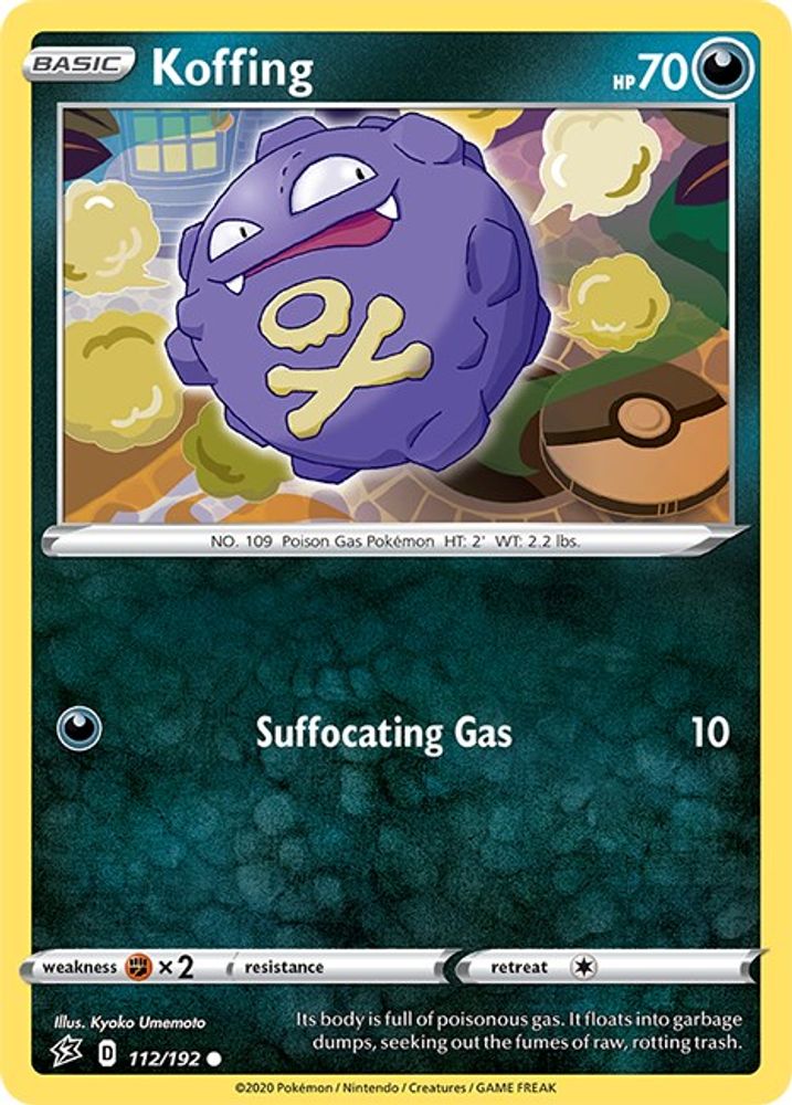 Koffing 112  SWSH02 Rebel Clash - Common