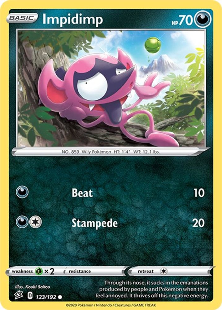 Impidimp 123  SWSH02 Rebel Clash - Common