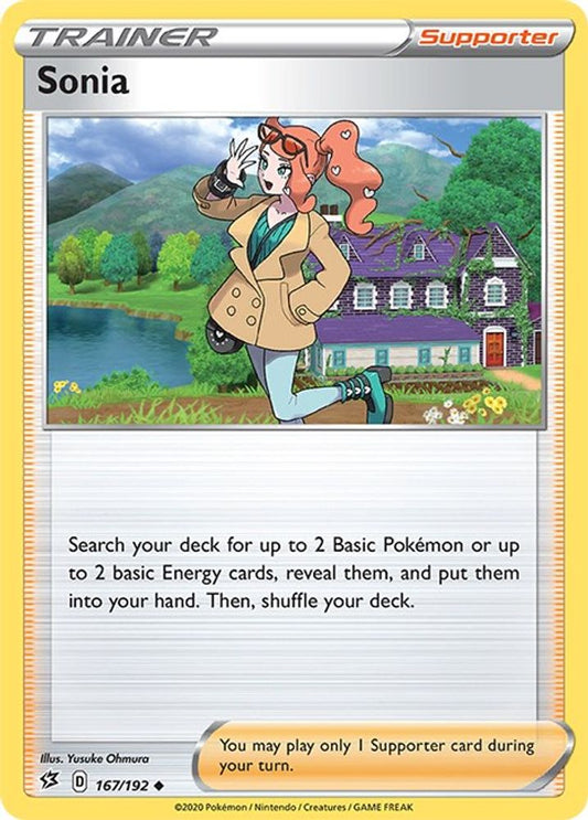 Sonia 167  SWSH02 Rebel Clash - Uncommon