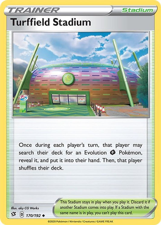 Turffield Stadium 170  - Reverse Holofoil SWSH02 Rebel Clash - Uncommon