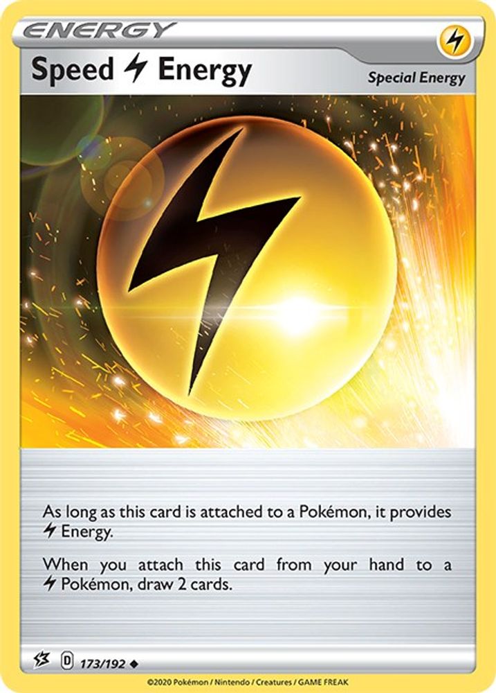 Speed L Energy 173  - Reverse Holofoil SWSH02 Rebel Clash - Uncommon