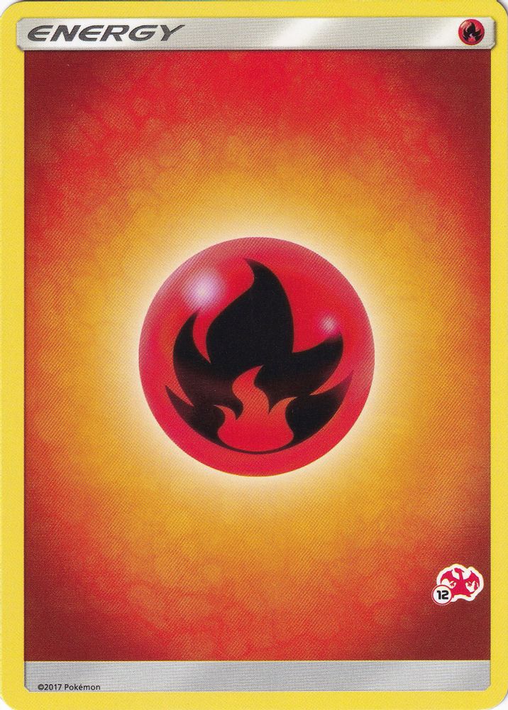 Fire Energy (#12 Charizard Stamped)  Battle Academy - Promo