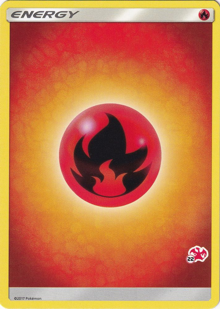 Fire Energy (#22 Charizard Stamped)  Battle Academy - Promo
