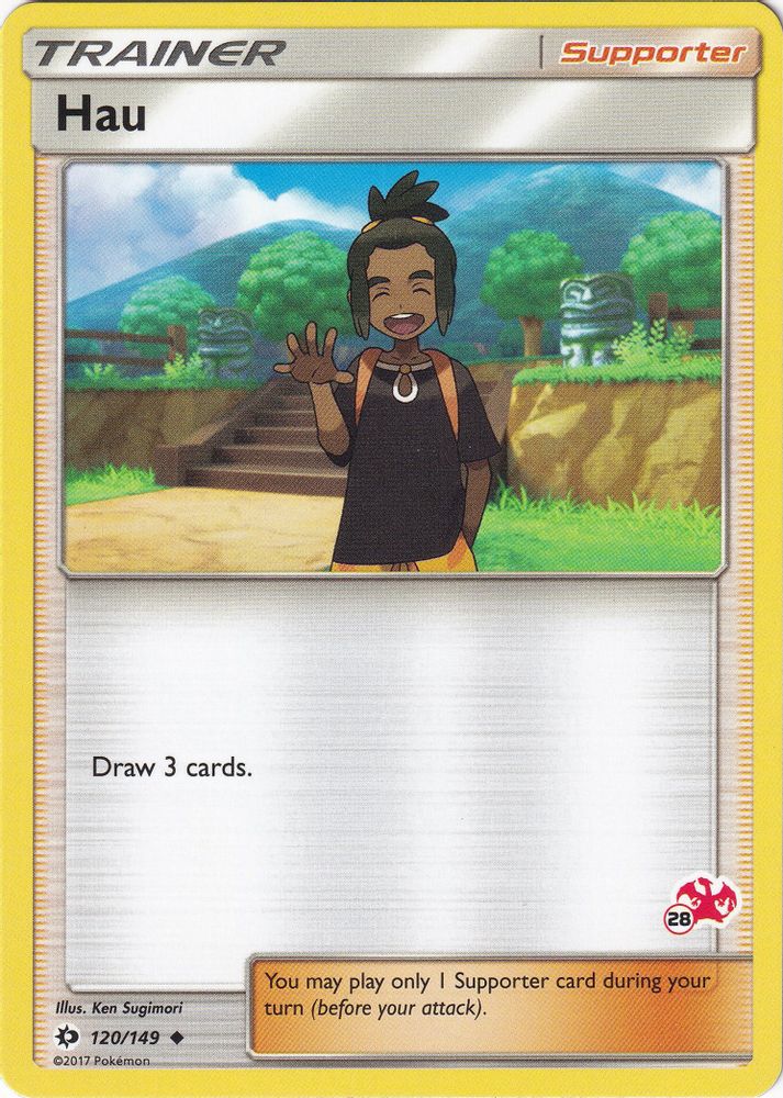 Hau - 120/149 (#28 Charizard Stamped)/149  Battle Academy - Promo