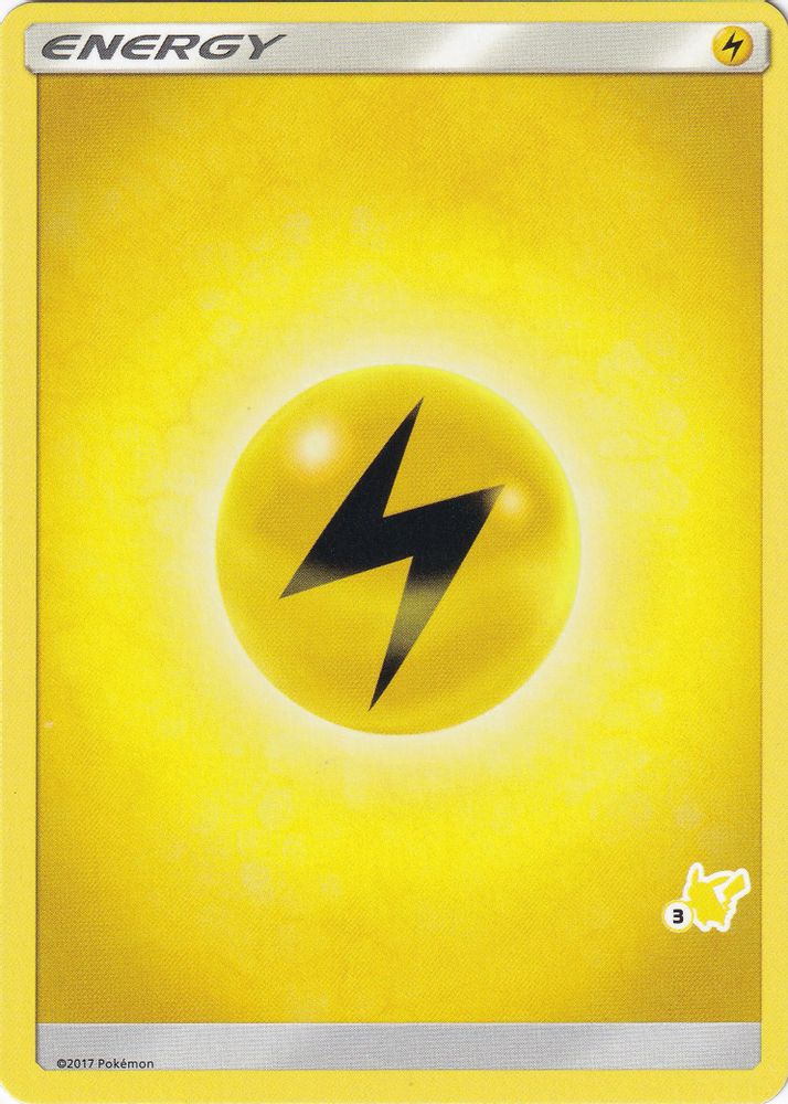 Lightning Energy (#3 Pikachu Stamped)  Battle Academy - Promo