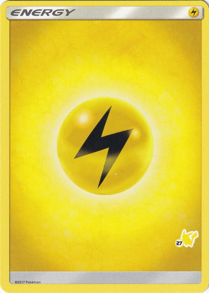 Lightning Energy (#27 Pikachu Stamped)  Battle Academy - Promo