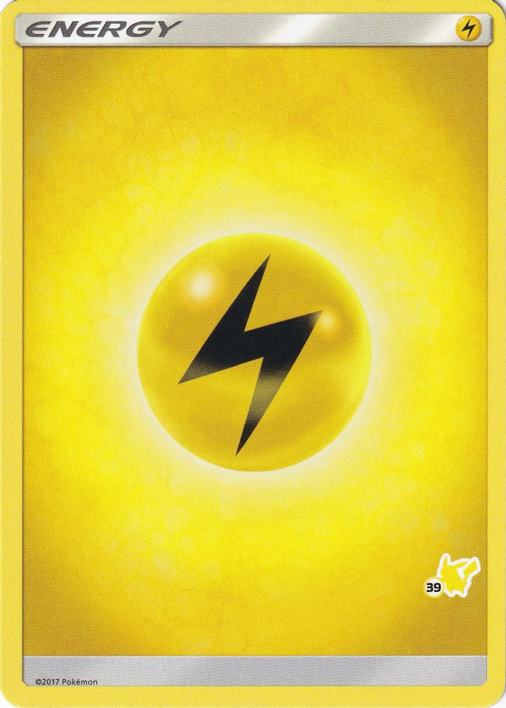 Lightning Energy (#39 Pikachu Stamped)  Battle Academy - Promo