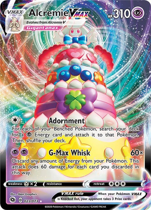 Alcremie VMAX 023  - Holofoil Champions Path - Ultra Rare