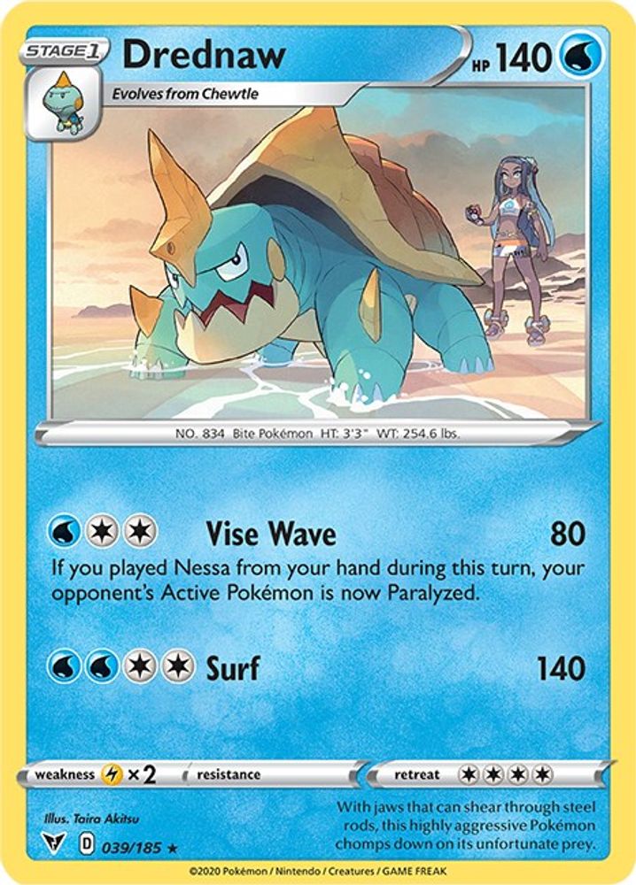 Drednaw 039  SWSH04 Vivid Voltage - Rare