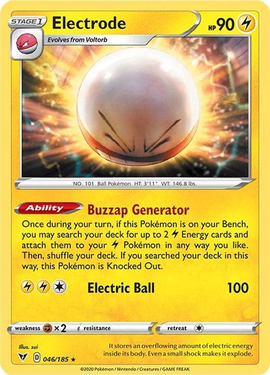 Electrode 046  - Reverse Holofoil SWSH04 Vivid Voltage - Holo Rare