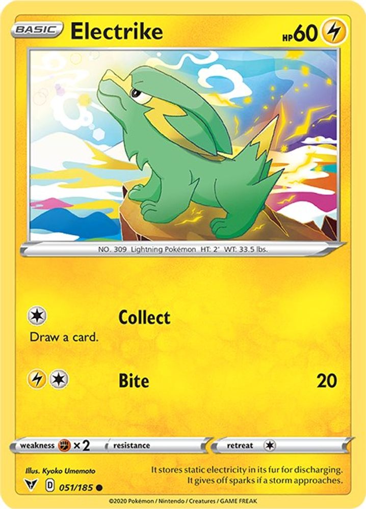 Electrike 051  - Reverse Holofoil SWSH04 Vivid Voltage - Common