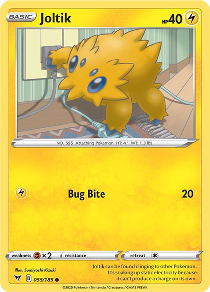 Joltik 055  SWSH04 Vivid Voltage - Common
