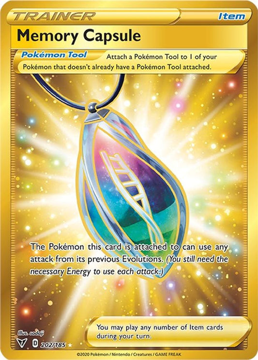 Memory Capsule (Secret) 202  - Holofoil SWSH04 Vivid Voltage - Secret Rare