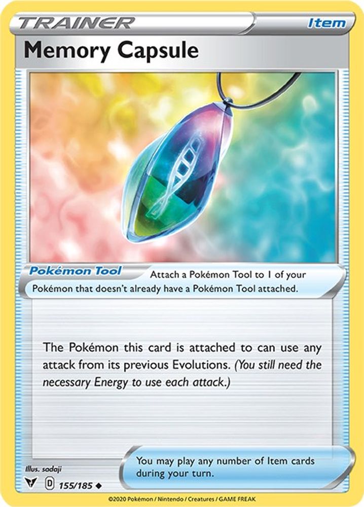Memory Capsule 155  - Reverse Holofoil SWSH04 Vivid Voltage - Uncommon