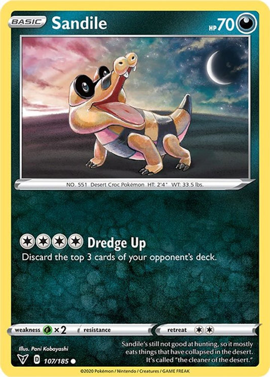 Sandile 107  SWSH04 Vivid Voltage - Common
