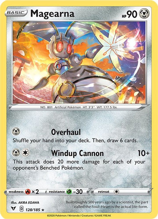 Magearna 128  - Holofoil SWSH04 Vivid Voltage - Holo Rare