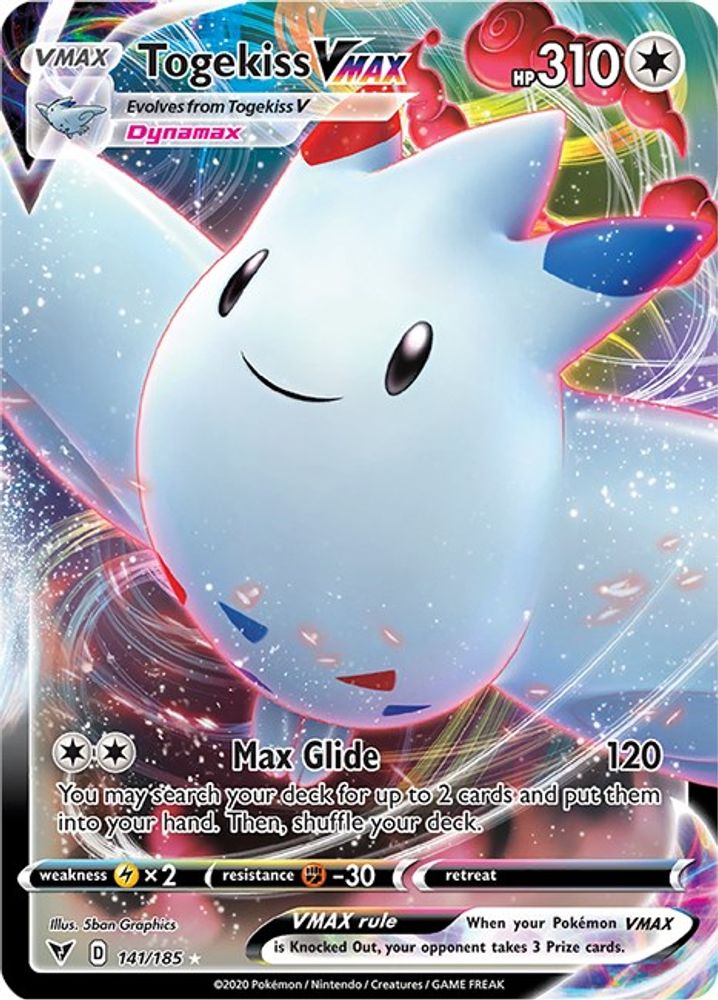 Togekiss VMAX 141  - Holofoil SWSH04 Vivid Voltage - Ultra Rare