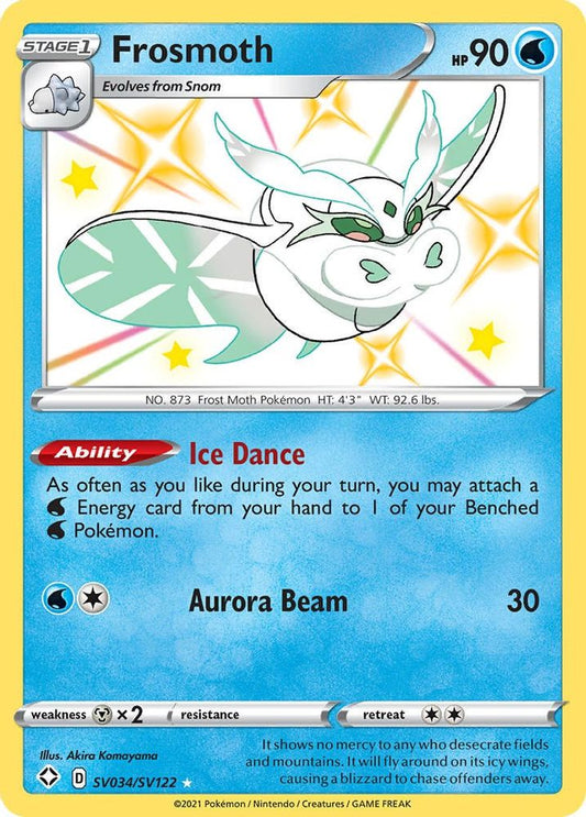 Frosmoth SV034  - Holofoil Shining Fates Shiny Vault - Shiny Holo Rare
