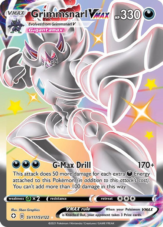 Grimmsnarl VMAX SV117  - Holofoil Shining Fates Shiny Vault - Shiny Holo Rare