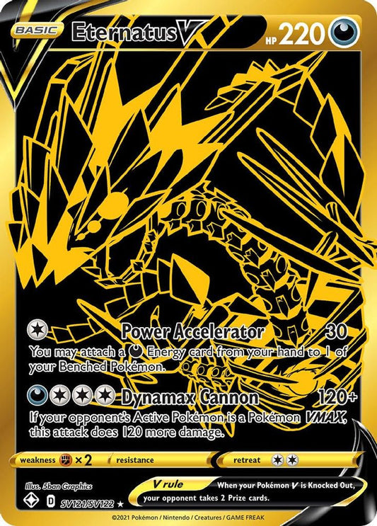Eternatus V SV121  - Holofoil Shining Fates Shiny Vault - Shiny Holo Rare
