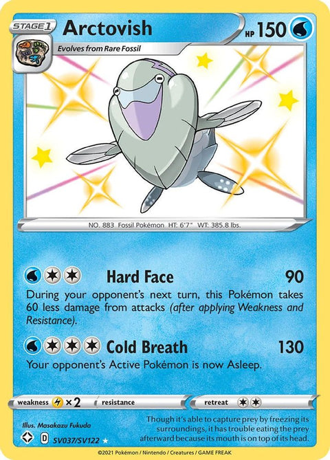 Arctovish SV037  - Holofoil Shining Fates Shiny Vault - Shiny Holo Rare